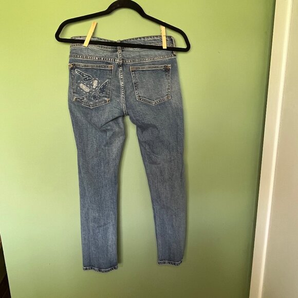 Anthropologie Pilcro and the Letterpress Slim Boyfriend Jeans Size 24 Petite - Picture 11 of 11